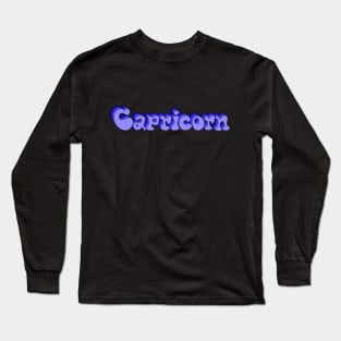 Monochrome Capricorn Long Sleeve T-Shirt